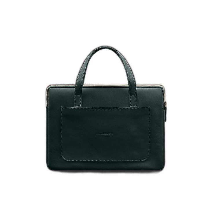 Чехол кожаный с ручками для ноутбука 13" Зеленый (A-028252) - фото 1 Чехол кожаный с ручками для ноутбука 13" Зеленый (A-028252) - фото 1