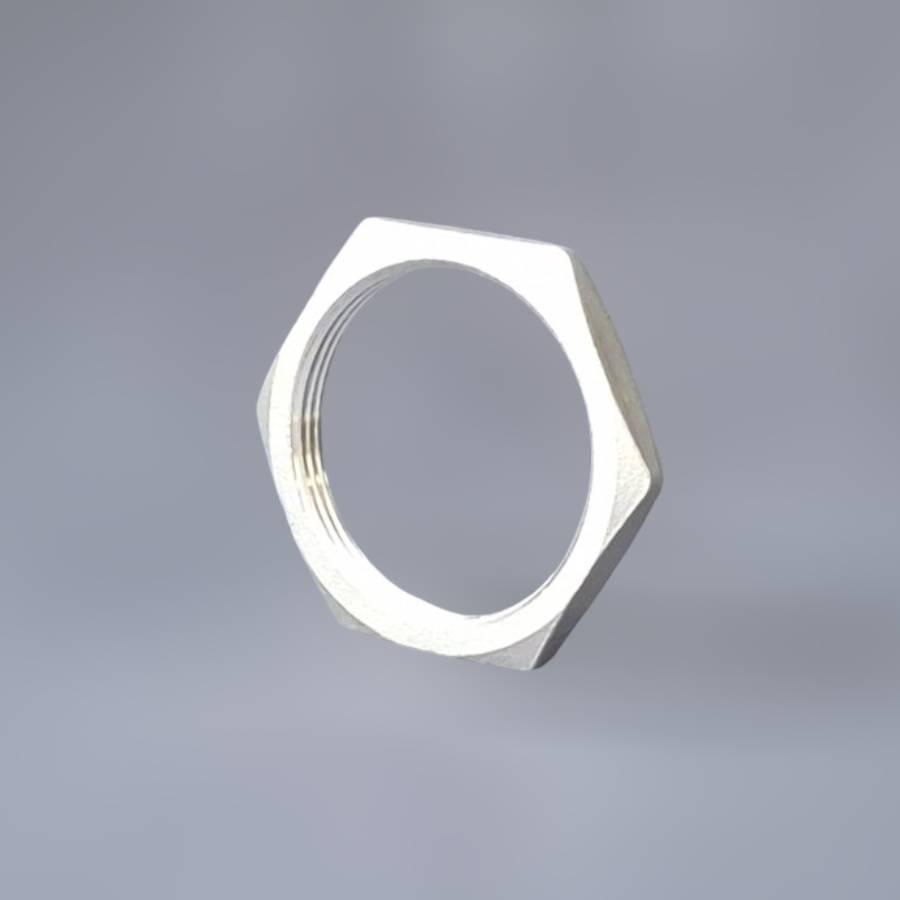 Контргайка муфтовая нержавеющая Ду50 2" н/ж сталь AISI304 резьба BSPP G2" Class 150 (PN20) - фото 7 Контргайка муфтовая нержавеющая Ду50 2" н/ж сталь AISI304 резьба BSPP G2" Class 150 (PN20) - фото 7