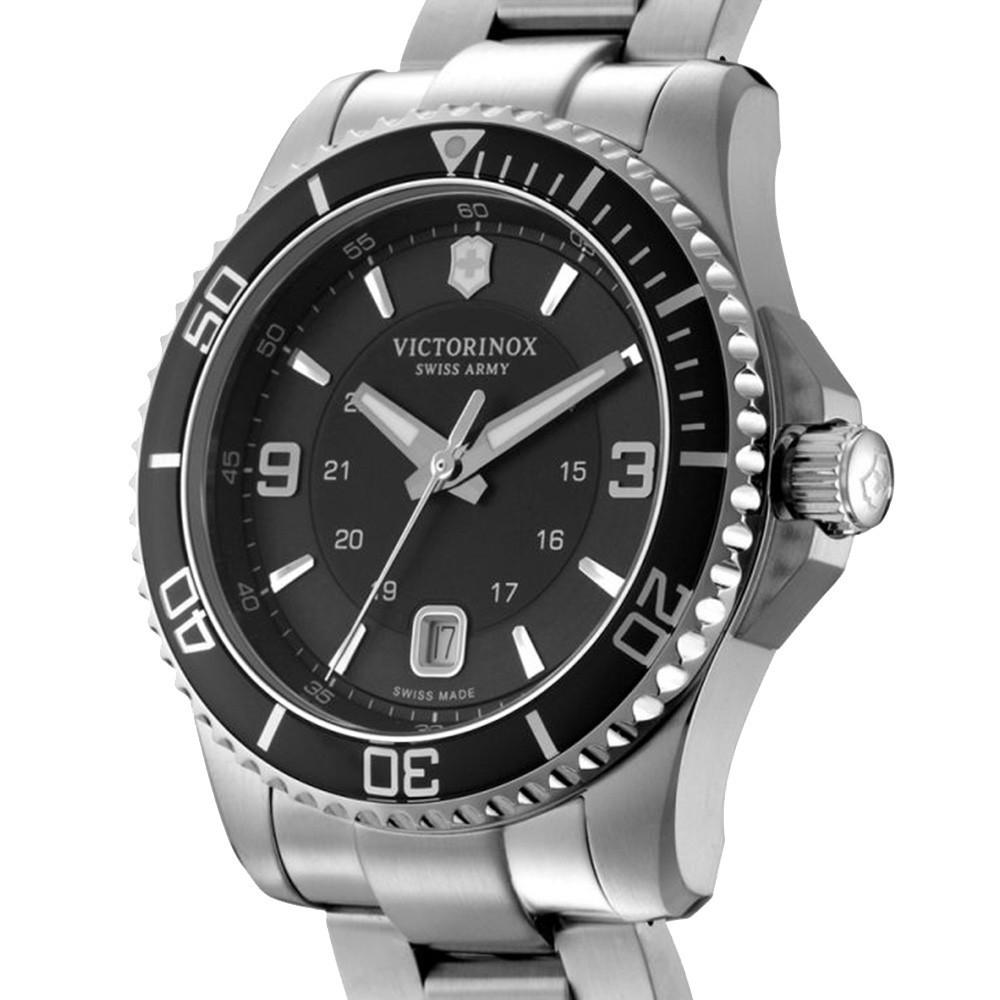 Наручний годинник чоловічий Victorinox Swiss Army Maverick кварцевий Silver (V241697) - фото 3 Наручний годинник чоловічий Victorinox Swiss Army Maverick кварцевий Silver (V241697) - фото 3