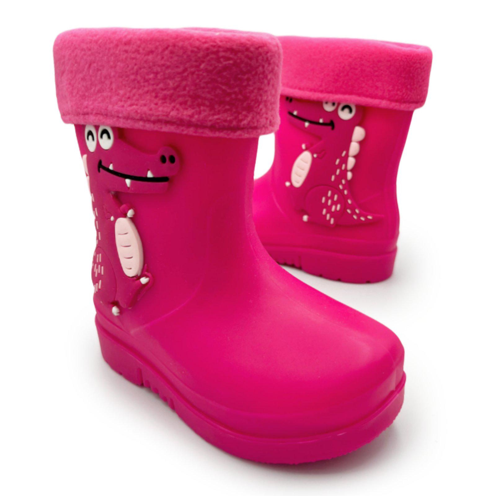 Сапоги резиновые для мальчика Paliament MV-1581s р. 21 Розовый - фото 3