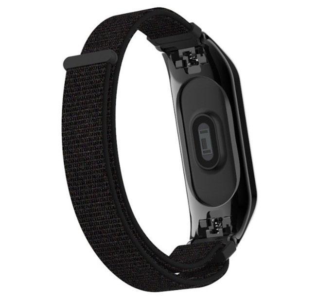 Нейлоновий ремінець для фітнес-браслету Xiaomi Mi Band 3 Black (866462838) - фото 4