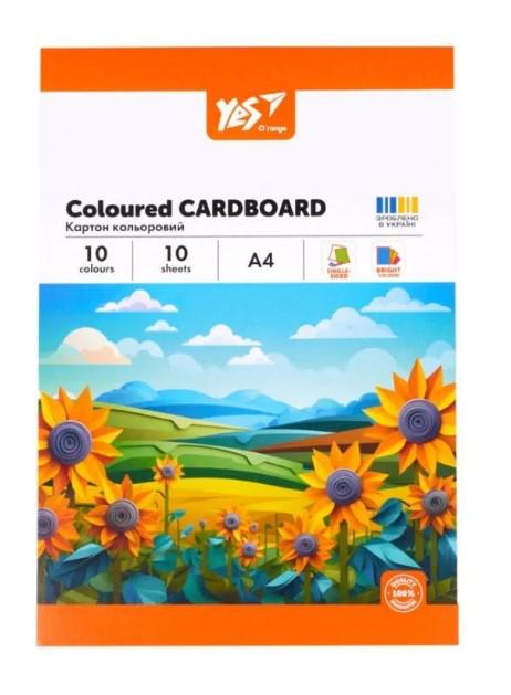Картон цветной односторонний YES Orange Line (954895)