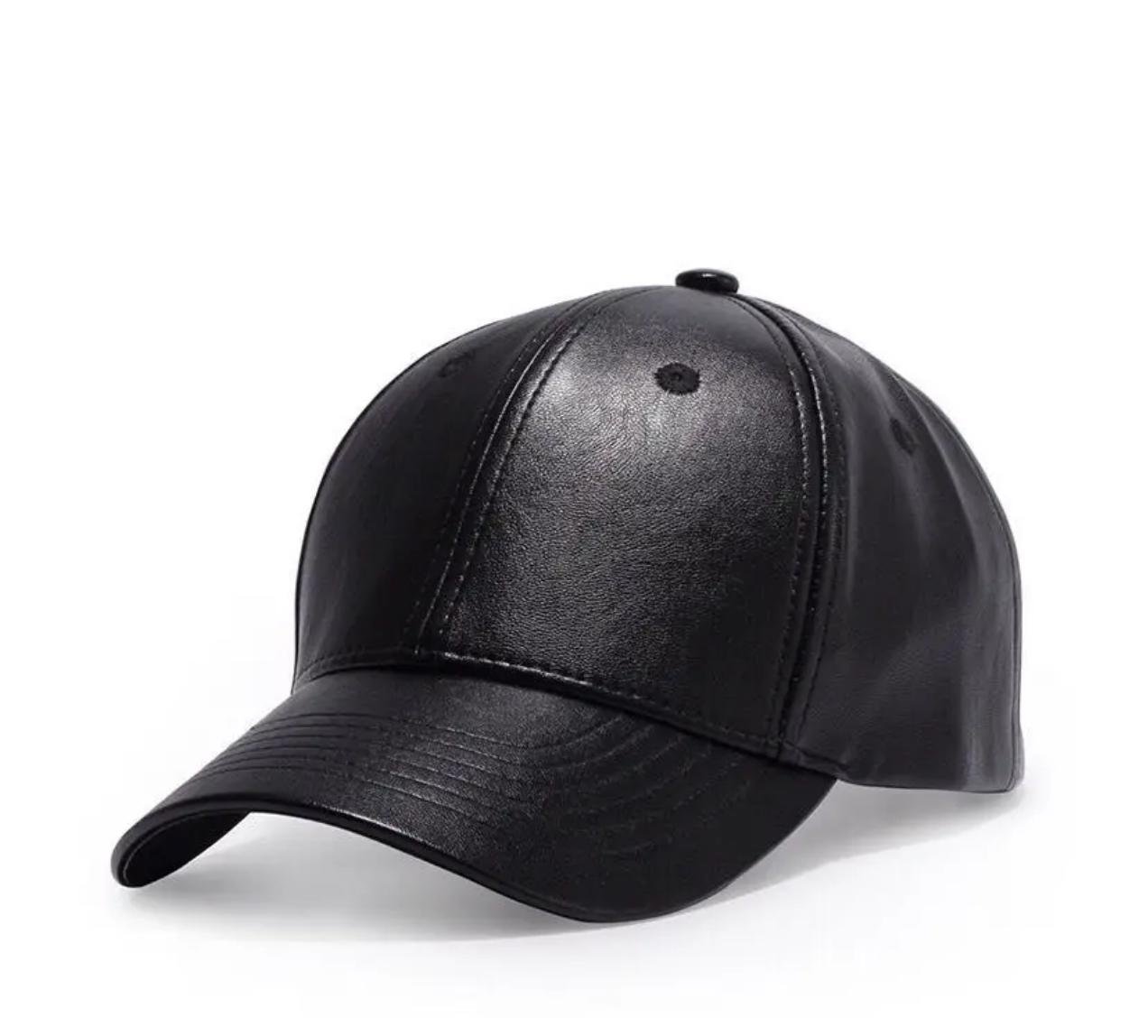 Бейсболка базовая однотонная унисекс Черный (01485)