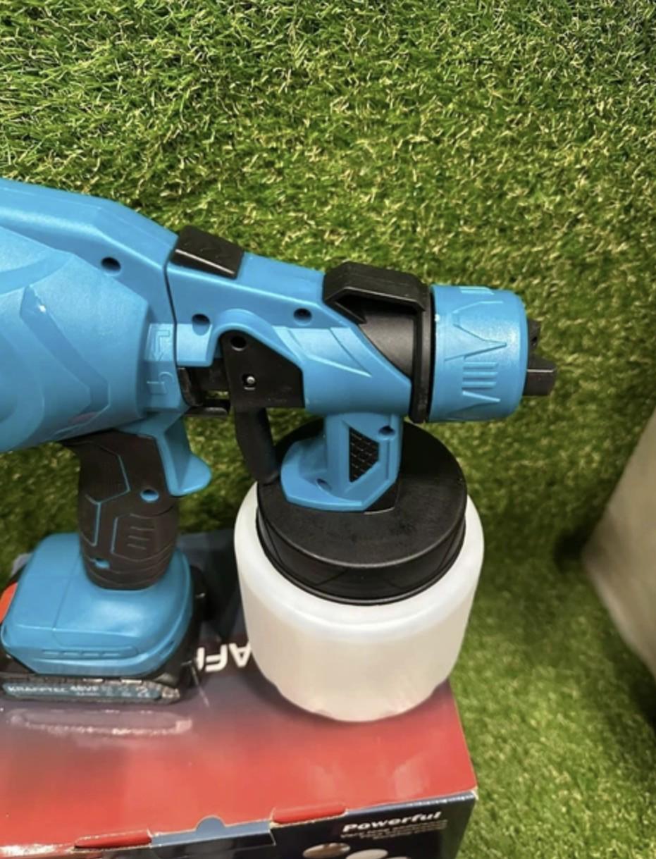 Фарбопульт KRAFFTEC K-48Pro 48 В 800 мл з 2 акумуляторами Синій (456Pro) - фото 2 Фарбопульт KRAFFTEC K-48Pro 48 В 800 мл з 2 акумуляторами Синій (456Pro) - фото 2