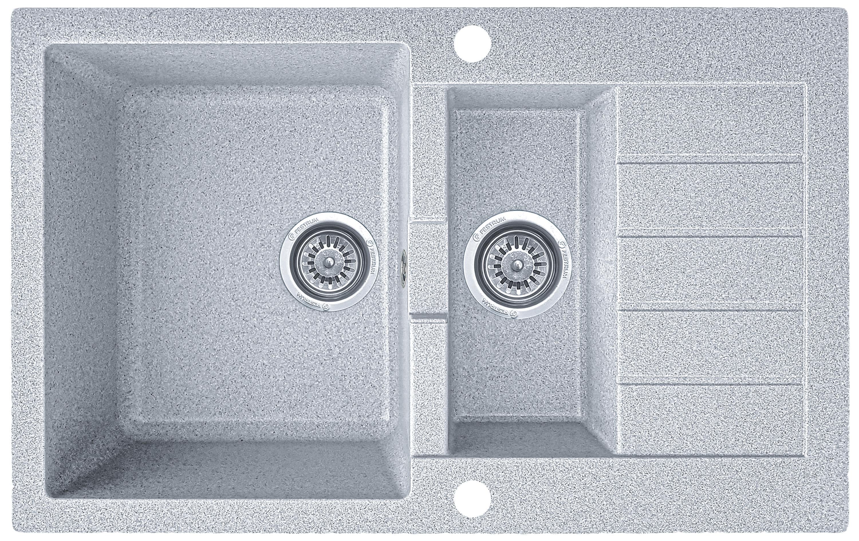 Мойка кухонная EcoLine EL29D 785x495 мм Серый
