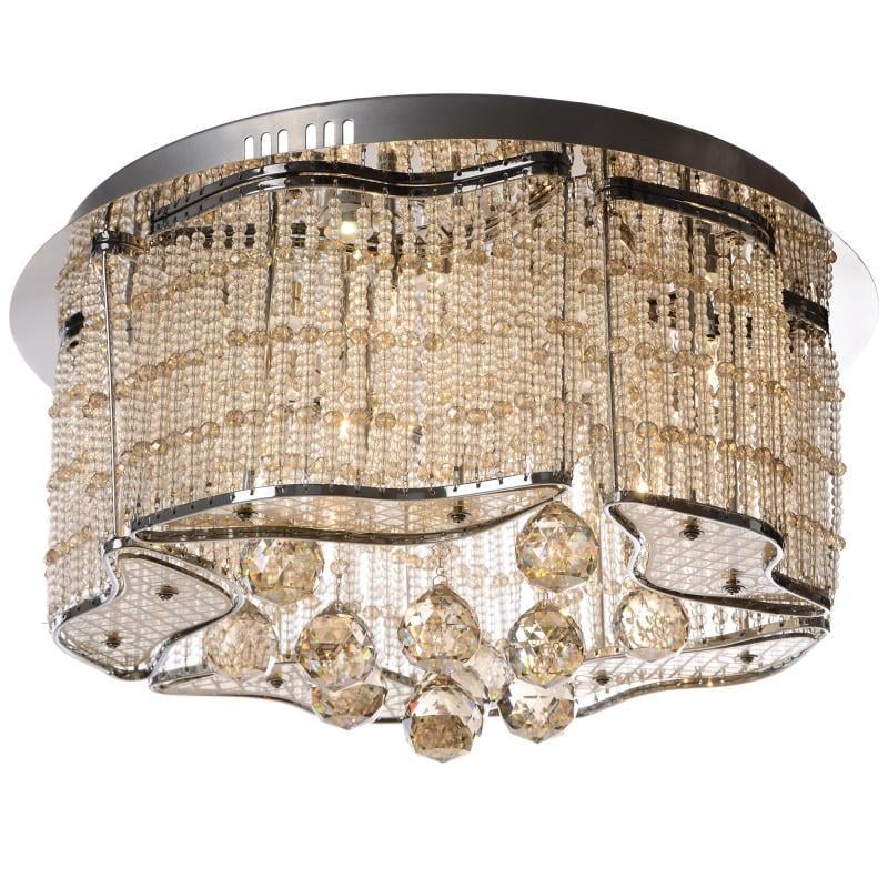 Люстра стельова торт кришталева Brille BCL-376C/13 G4 галогенна