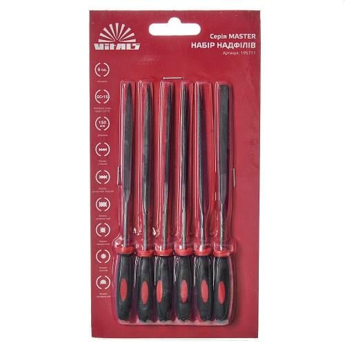 Набор надфилей Vitals Master 3х150 мм 6 ед. (000195711)