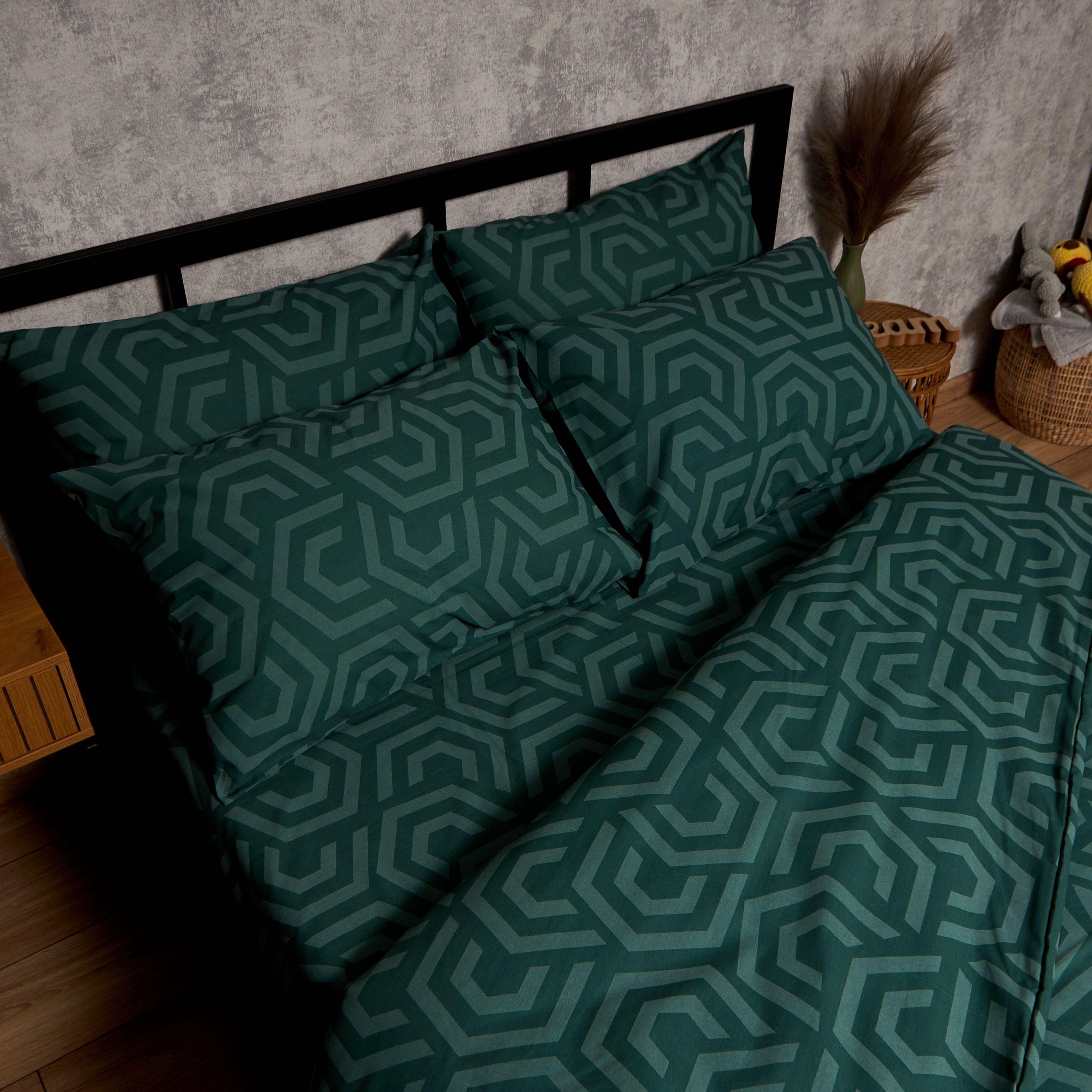 Набор наволочек Moon&Star Бязь Gold Люкс 70х70 см 2 шт. Emerald Maze (MS-840001343) - фото 2 Набор наволочек Moon&Star Бязь Gold Люкс 70х70 см 2 шт. Emerald Maze (MS-840001343) - фото 2