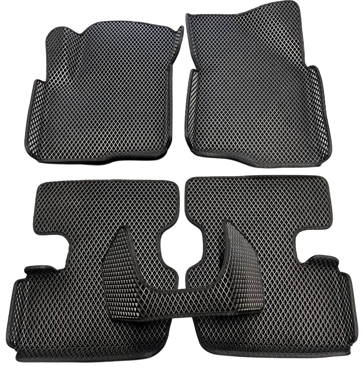 Коврики с бортиками EVA в салон с 3Д лапой для Jeep Compass 2006-2016 гг. (2524756858)