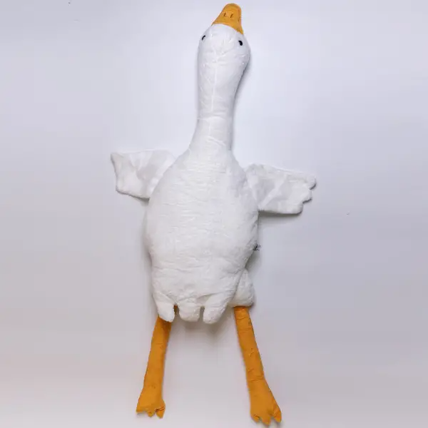 Подушка-іграшка Гусь-обіймуся з пледом 100х180 см Білий - фото 2