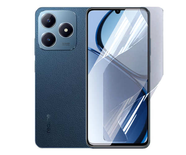Противоударная гидрогелевая пленка Hydrogel Film для Realme C63, Transparent