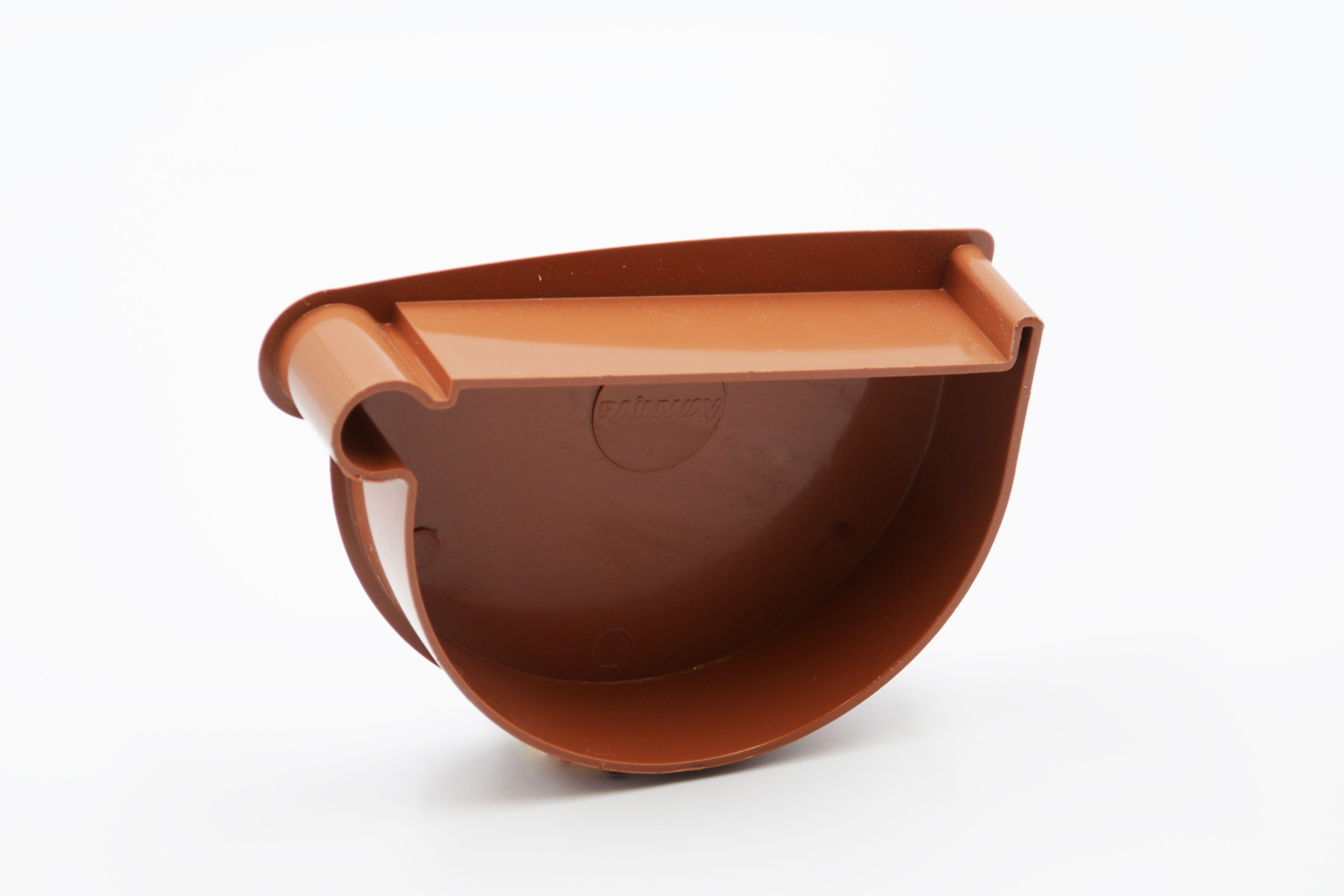 Заглушка лійки RAINWAY D 90 мм ліва Цегляний RAL 8004 (10.090.07.006.RW) Заглушка лійки RAINWAY D 90 мм ліва Цегляний RAL 8004 (10.090.07.006.RW)