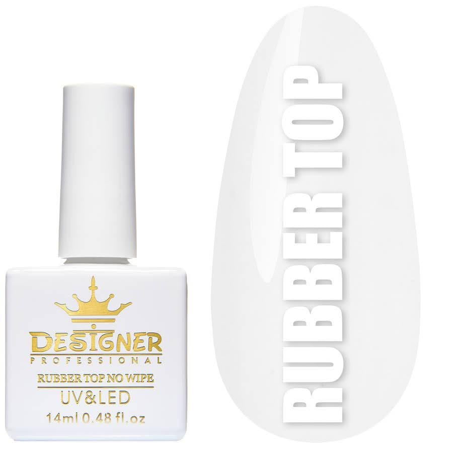 Топовое покрытие Designer Professional Rubber Top No Wipe без липкого слоя 14 мл