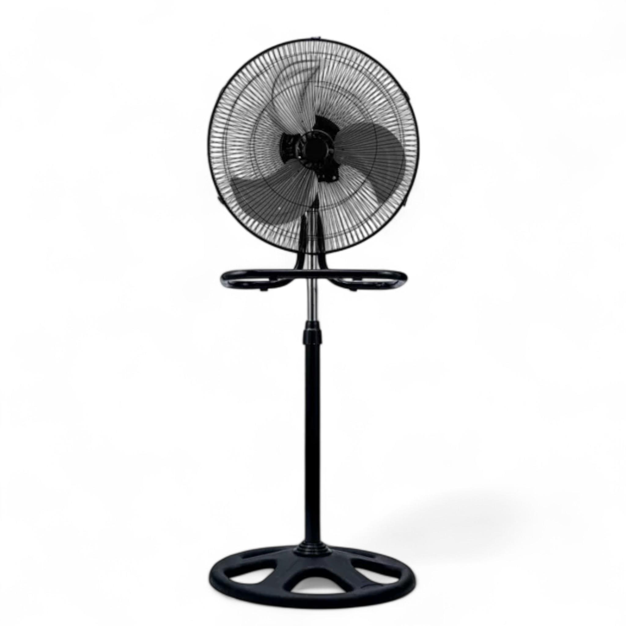 Вентилятор напольный Wimpex WX-1807 3в1 с металлическими лопастями 3 скорости 200 Вт (V_WX1807Black) Вентилятор напольный Wimpex WX-1807 3в1 с металлическими лопастями 3 скорости 200 Вт (V_WX1807Black)