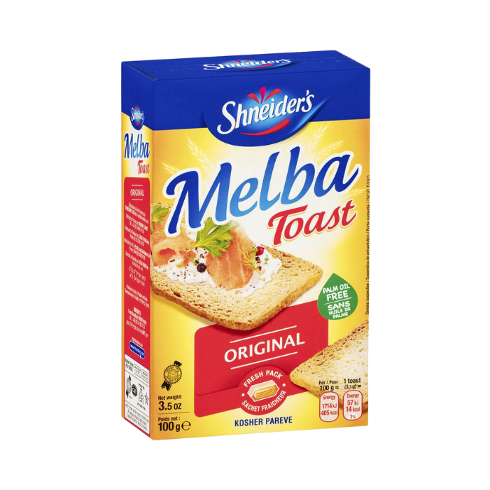 Тосты цельнозерновые SHNEIDERS Melba Toast 100 г (00100000067)