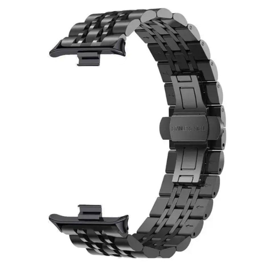 Ремешок металлический Primolux Steel Link для часов Xiaomi Redmi Watch 4/Xiaomi Mi Band 8 Pro Black (2623368058) - фото 2 Ремешок металлический Primolux Steel Link для часов Xiaomi Redmi Watch 4/Xiaomi Mi Band 8 Pro Black (2623368058) - фото 2