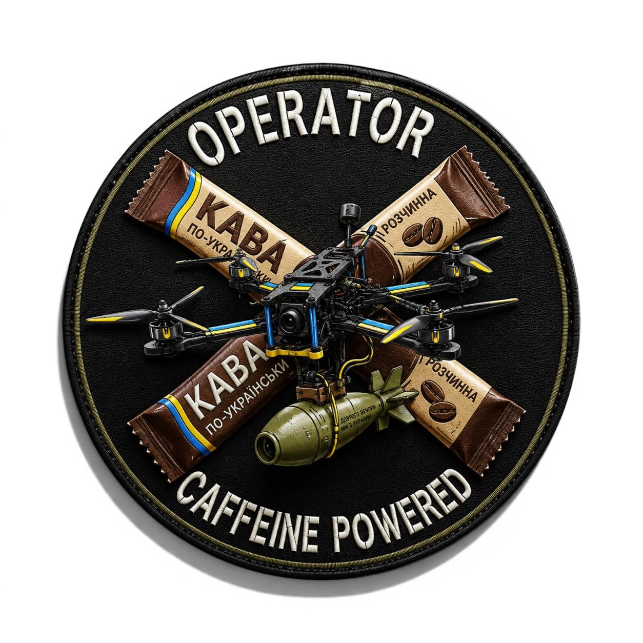 Патч-шеврон Operator Caffeine Powered (35050331)