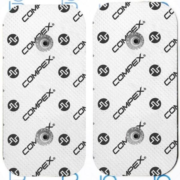 Электроды самоклеящиеся Easy Snap 5х10 2 шт. с 2 разъемами Белый (42216-W)