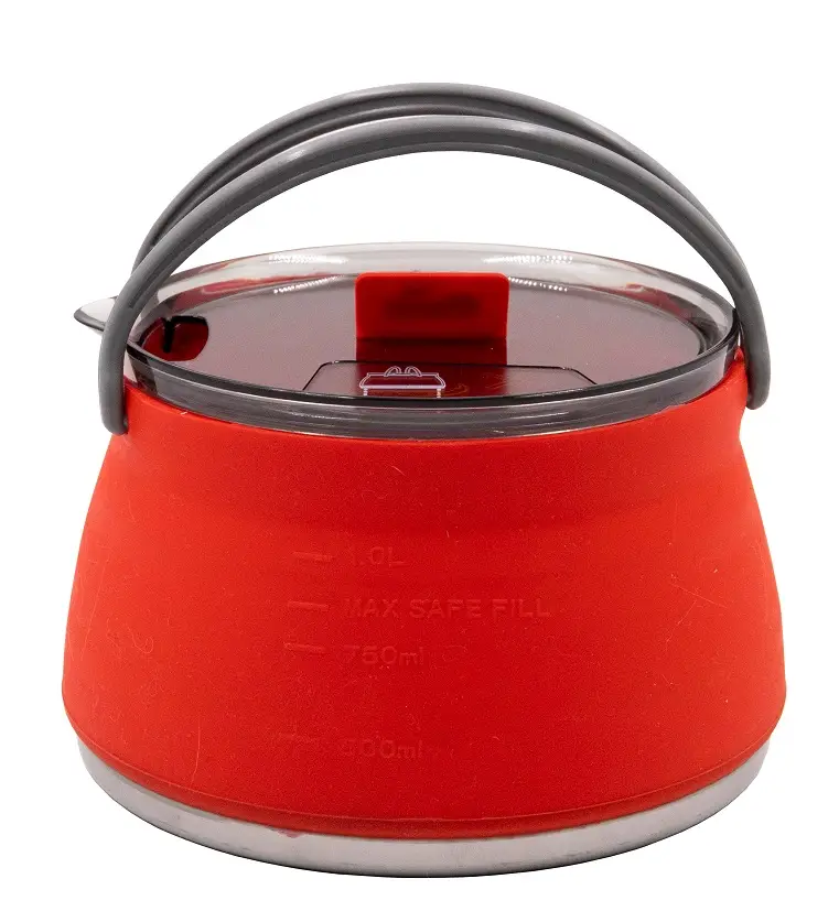 Чайник Tramp TRC-125 силиконовый с металлическим дном 1 л Terracota