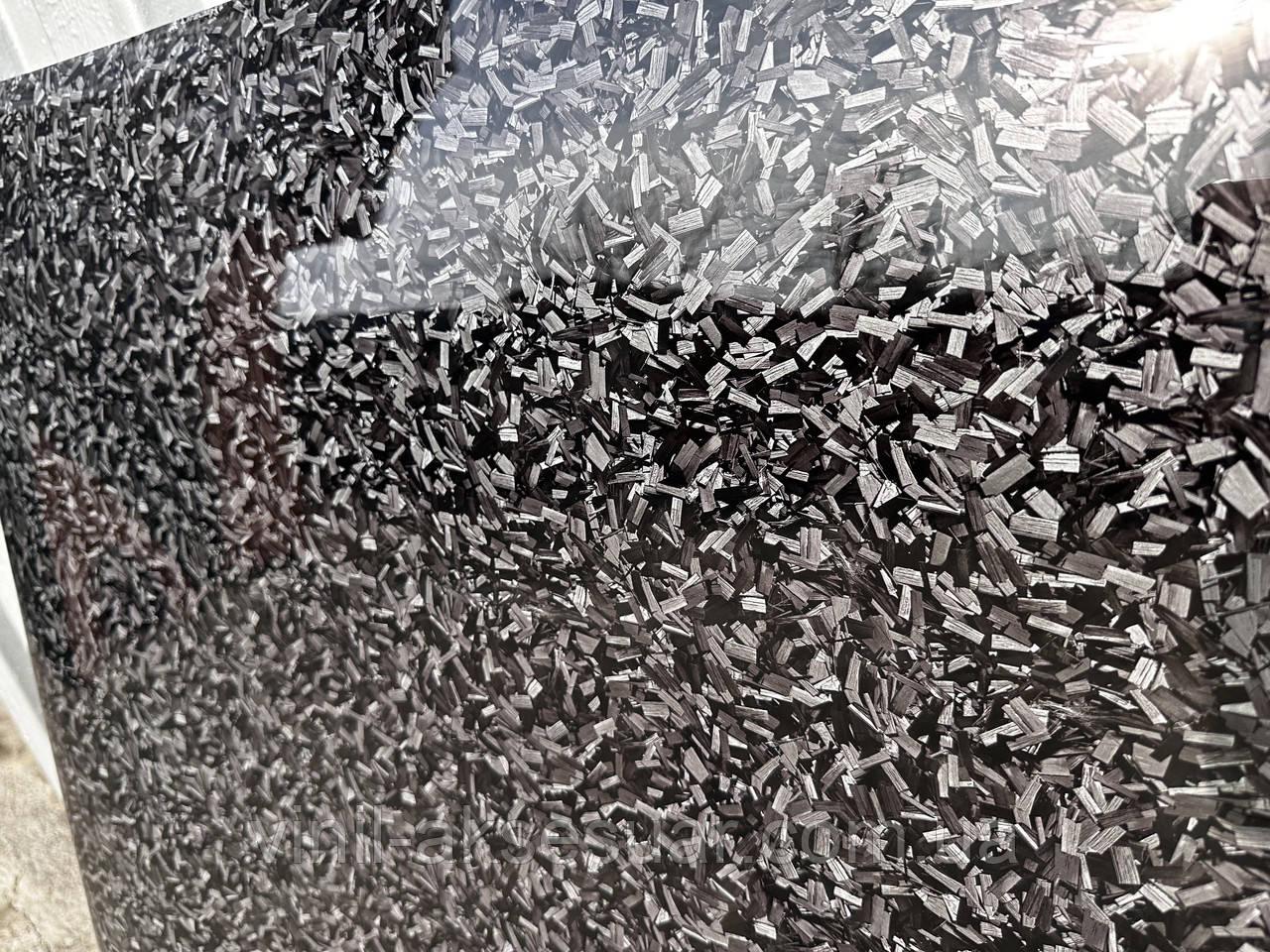 Плівка самоклеюча СONGSHANG під кований ломаний карбон супер глянець 50x150 см (2139029530) - фото 2