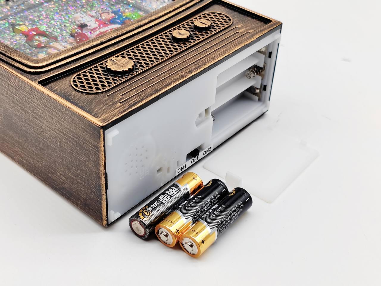 Ліхтар музичний новорічний Телевізор від батарейок та USB 20 см (26141114) - фото 3 Ліхтар музичний новорічний Телевізор від батарейок та USB 20 см (26141114) - фото 3