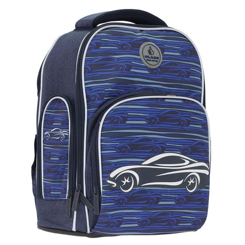 Рюкзак школьный для мальчика CLASS SmartCase Speed car 1 отделение полиэстер 36 см (2224C)