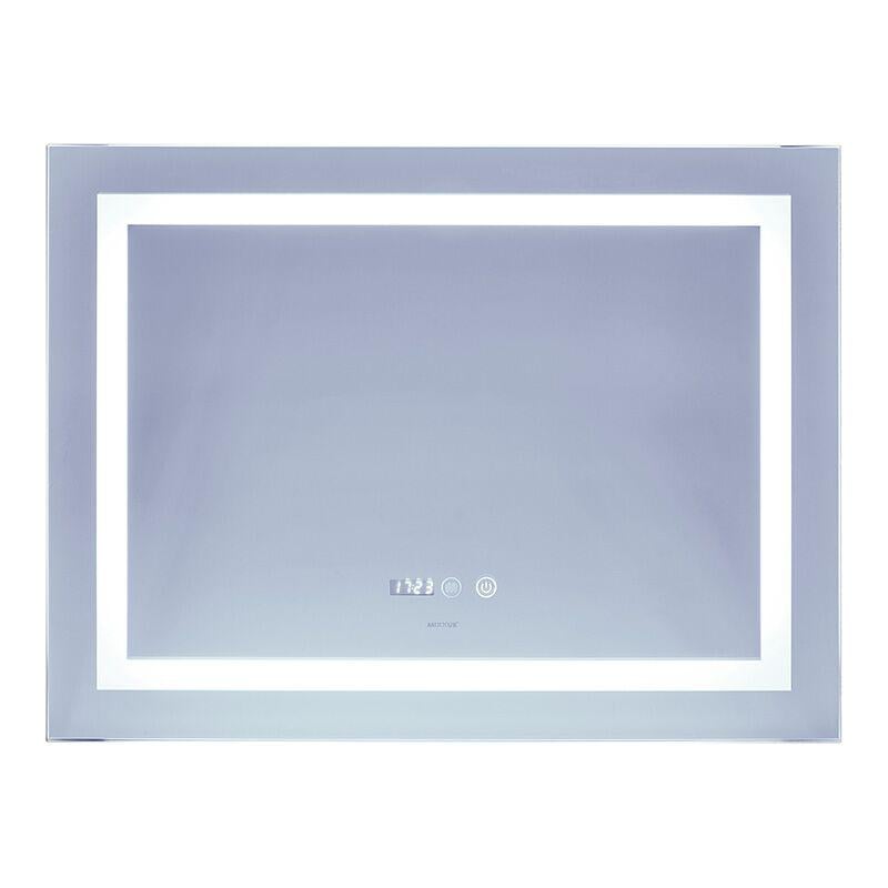 Дзеркало Mixxus Warm MR02 годинник/LED-підсвічування/антизапотівання 80x60 см (18204322)