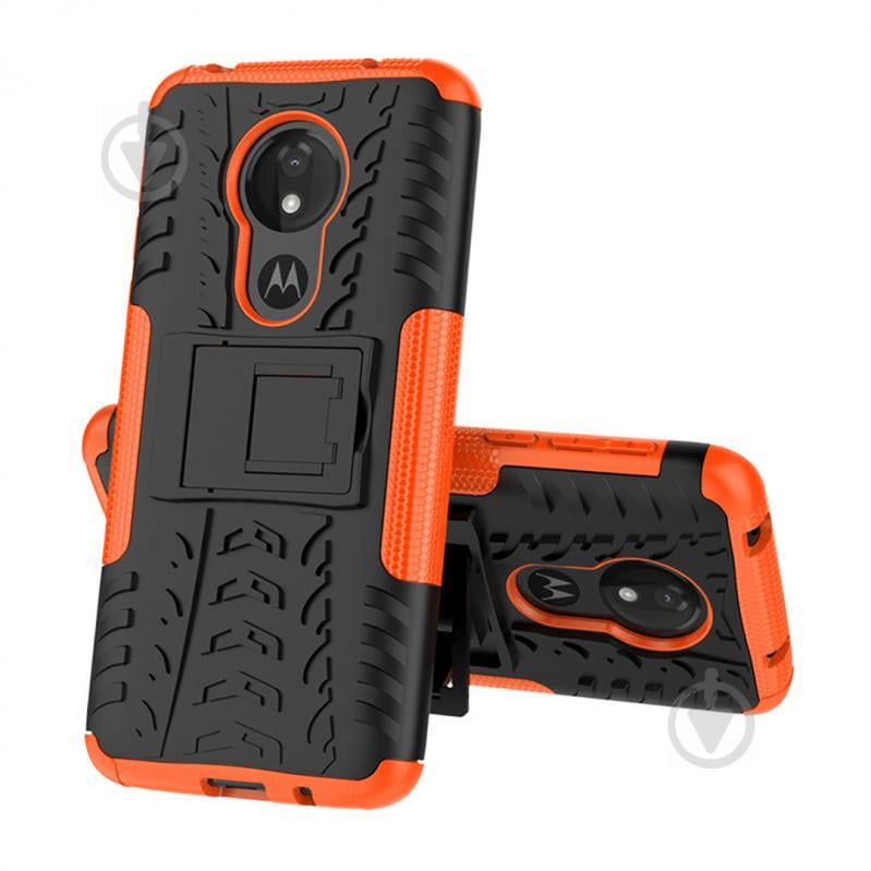 Чехол Armor Case для Motorola Moto G7 / G7 Plus Оранжевый (hub_prYg32168)