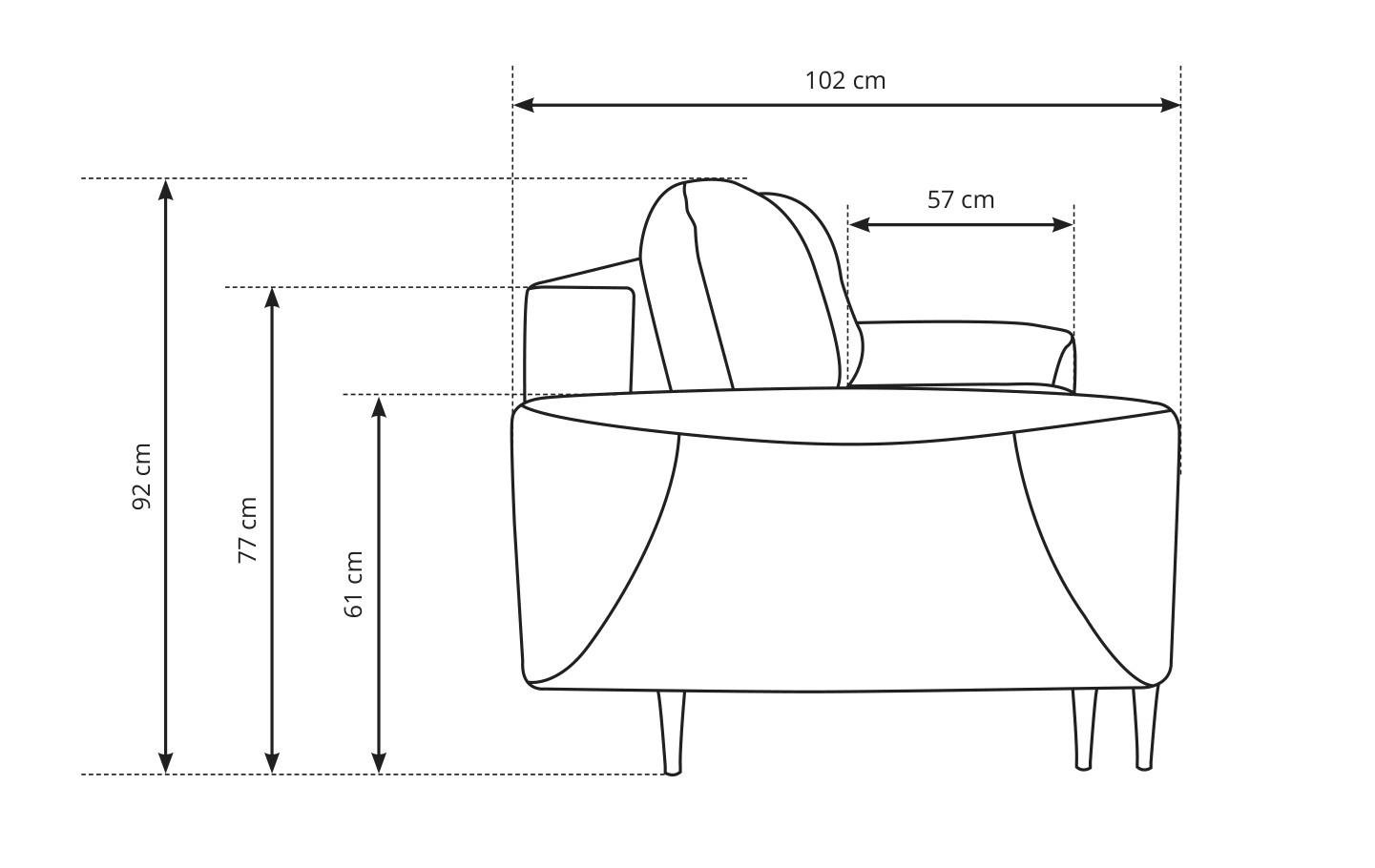 Диван раскладной Perfect Home Boho натуральное дерево/ДСП/ткань Ottawa 7 Сиреневый (49489) - фото 9