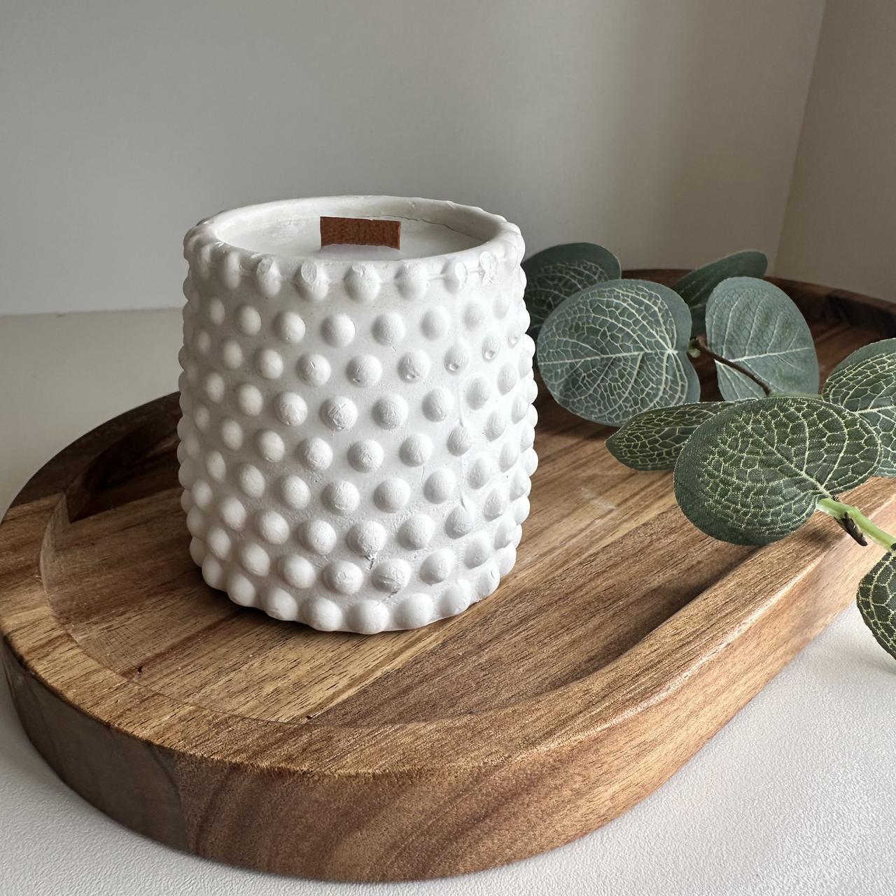 Аромасвича в кашпо гипсовой форме 180 г (26558603)