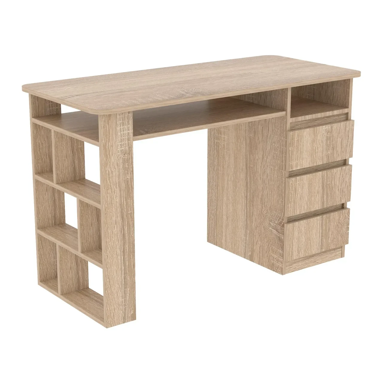 Стіл манікюрний Kontinent СМ-2 правий 1200х550х760 мм Дуб Сонома (82955573)