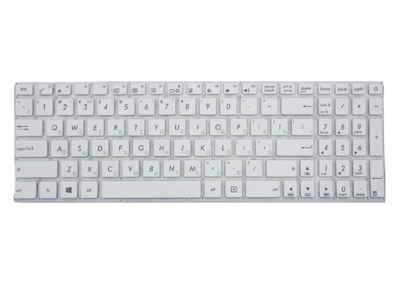 Клавиатура для ноутбука Asus A540 A540YA матовая (0KNB0-610TRU00)