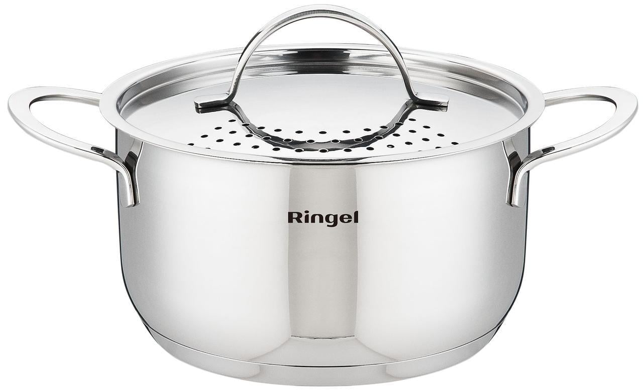 Каструля RINGEL Besser з кришкою з нержавіючої сталі 1,6 л 16 см (RG-2021-16) Каструля RINGEL Besser з кришкою з нержавіючої сталі 1,6 л 16 см (RG-2021-16)