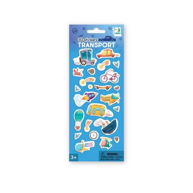 Набор наклейок Dodo Транспорт 3D (300847)