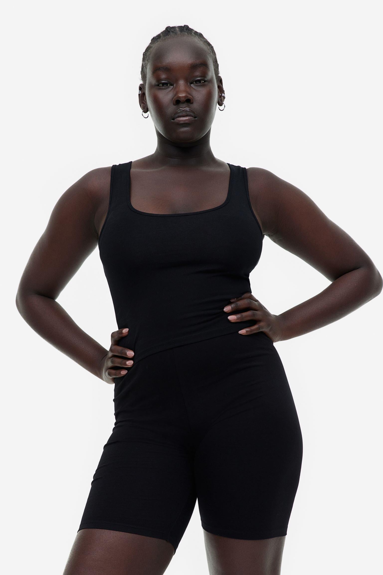 Топ H&M M Чорний (A11121170059)