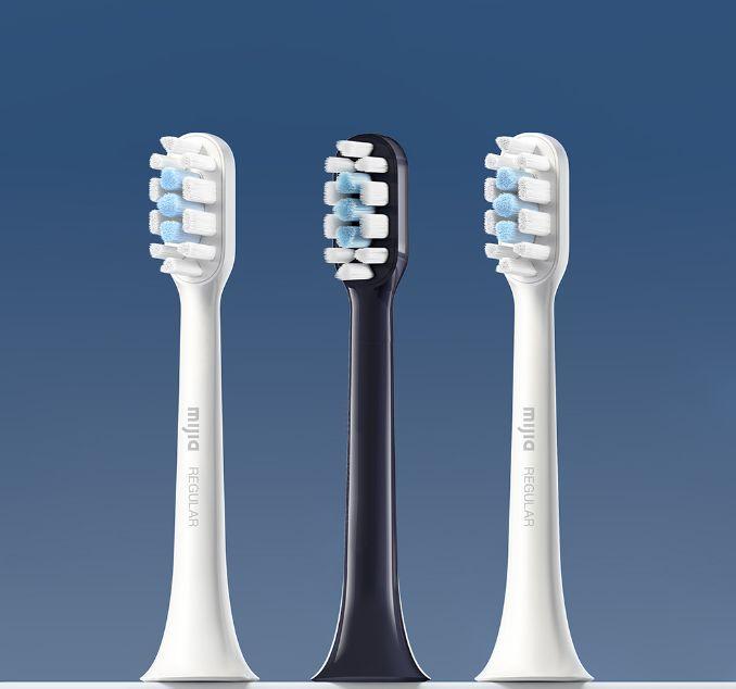 Насадка Regular для зубної щітки MiJia Sonic Electric Toothbrush T301/T302 3 шт. Білий (BHR5687CN/MBS303) - фото 2 Насадка Regular для зубної щітки MiJia Sonic Electric Toothbrush T301/T302 3 шт. Білий (BHR5687CN/MBS303) - фото 2