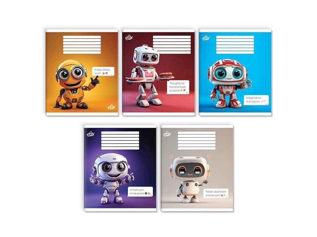 Тетрадь в клетку Бріск 12 л. 25 шт. ТВ-107 №2460 Маленькие работы (1065670)