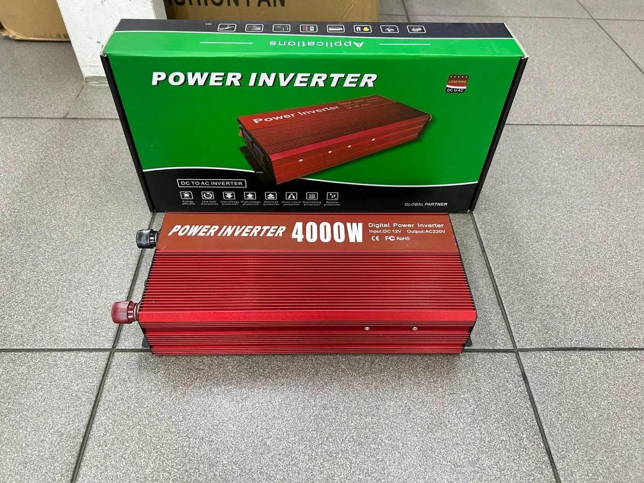 Перетворювач напруги Power Inverter PI-2651 з USB-портом 220 V 4000 W - фото 5 Перетворювач напруги Power Inverter PI-2651 з USB-портом 220 V 4000 W - фото 5