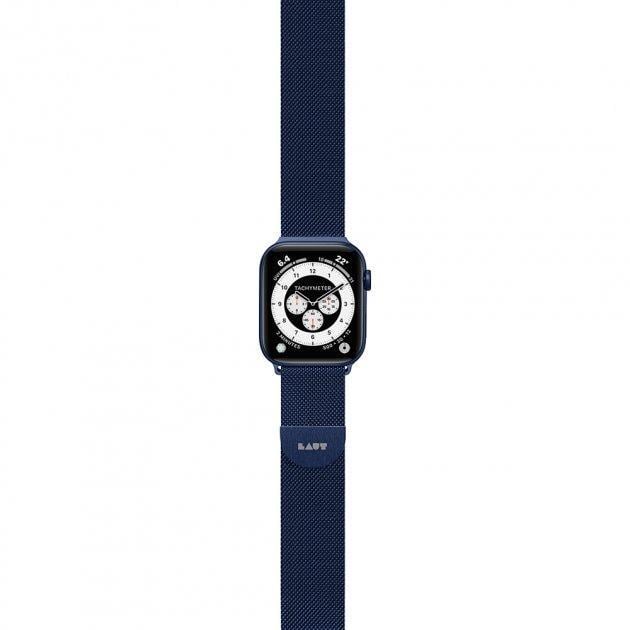 Металический ремешок Laut Steel Loop for Watch 41/40/38, Blue (L_AWS_ST_BL) - фото 3 Металический ремешок Laut Steel Loop for Watch 41/40/38, Blue (L_AWS_ST_BL) - фото 3