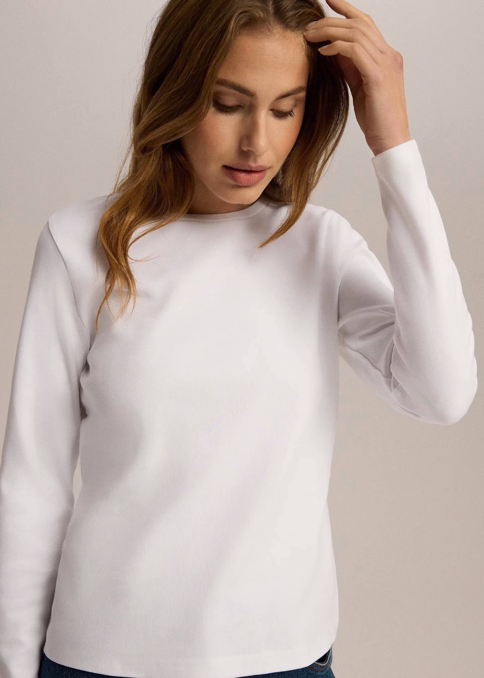 Лонгслив женский Diverse KOKON XS Белый (5905384176561)