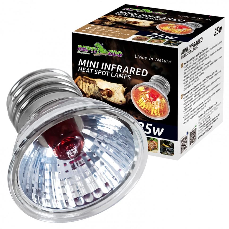 Лампа инфракрасная галогеновая Repti-Zoo Mini Infrared lamp для террариумных животных 25W