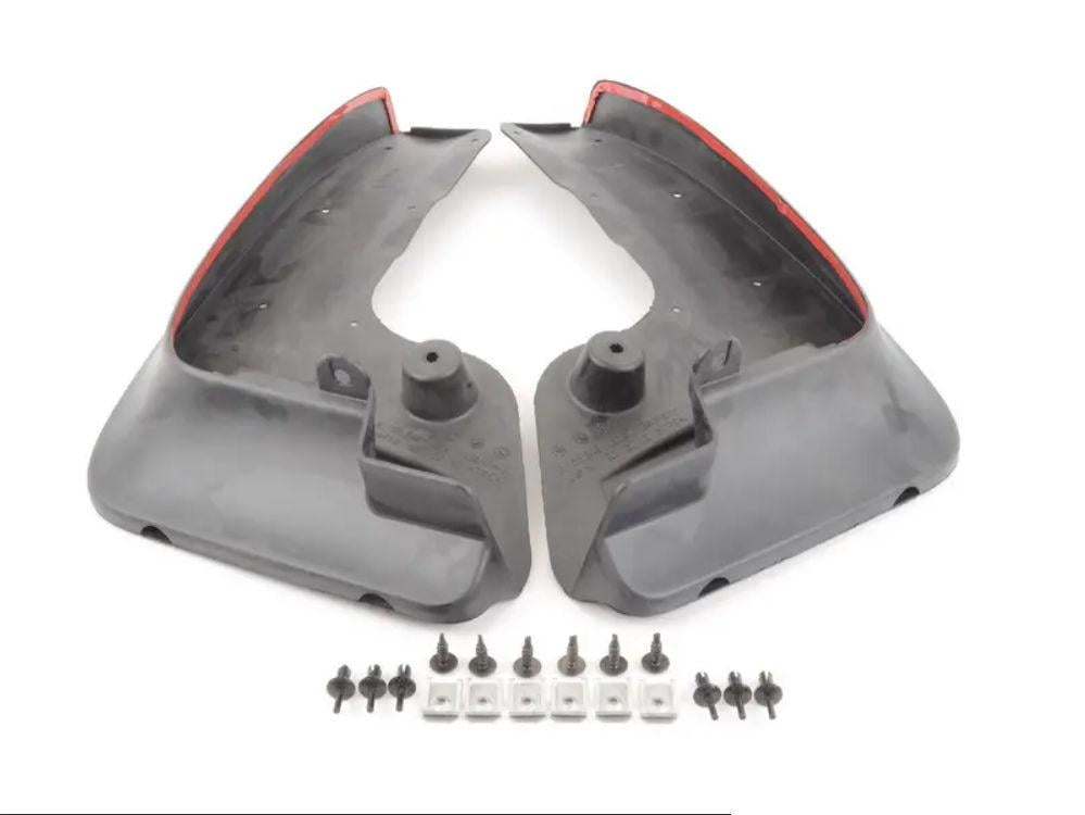 Брызговики автомобильные передние для BMW F07 5-Series GT 2009-2017 резиновые Черный (82162155846)