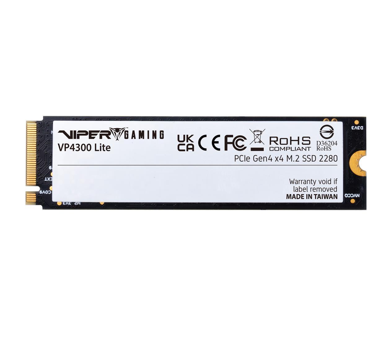 SSD-диск Patriot Viper VP4300 Lite 2 TB (VP4300L2TBM28H) - фото 5 SSD-диск Patriot Viper VP4300 Lite 2 TB (VP4300L2TBM28H) - фото 5