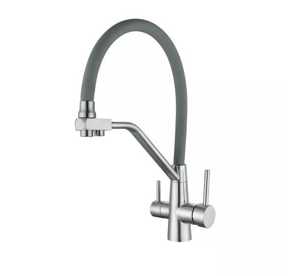 Смеситель для кухни Wezer INX4A-08 с подключением к фильтру (1044111)