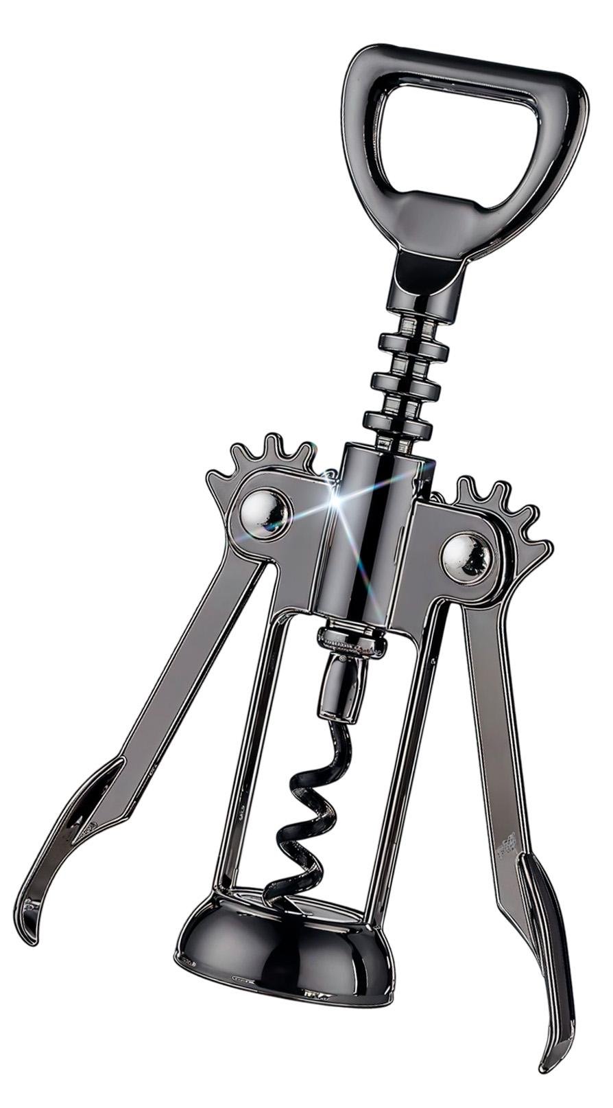 Штопор для вина механічний BRS метелик з відкривачкою Графітовий (552917001)