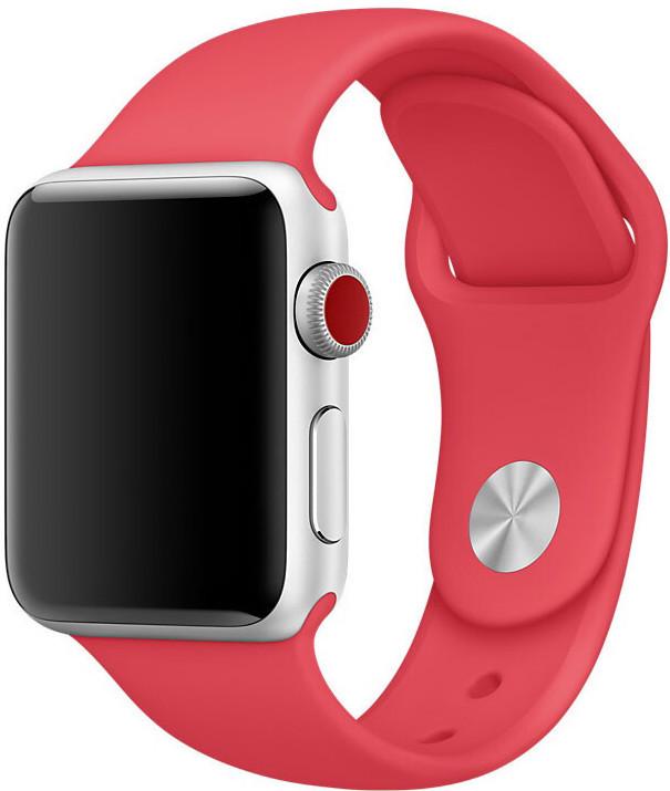 Силіконовий ремінець Band Sport Series for Apple Watch 42/44/45/49mm, Raspberry Red (HC)