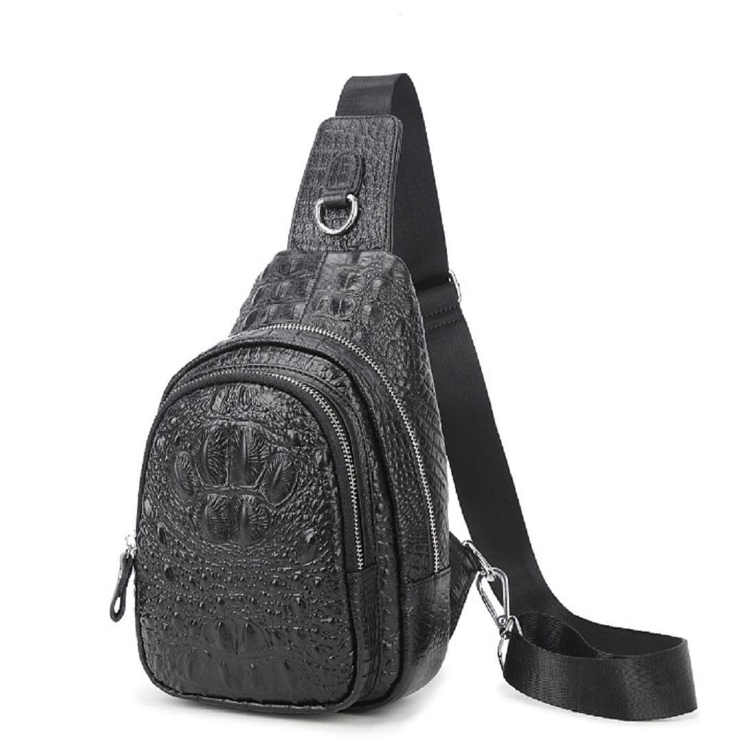 Мужская сумка через плечо Royal Bag CR-A25F-1012A Черный (6231)