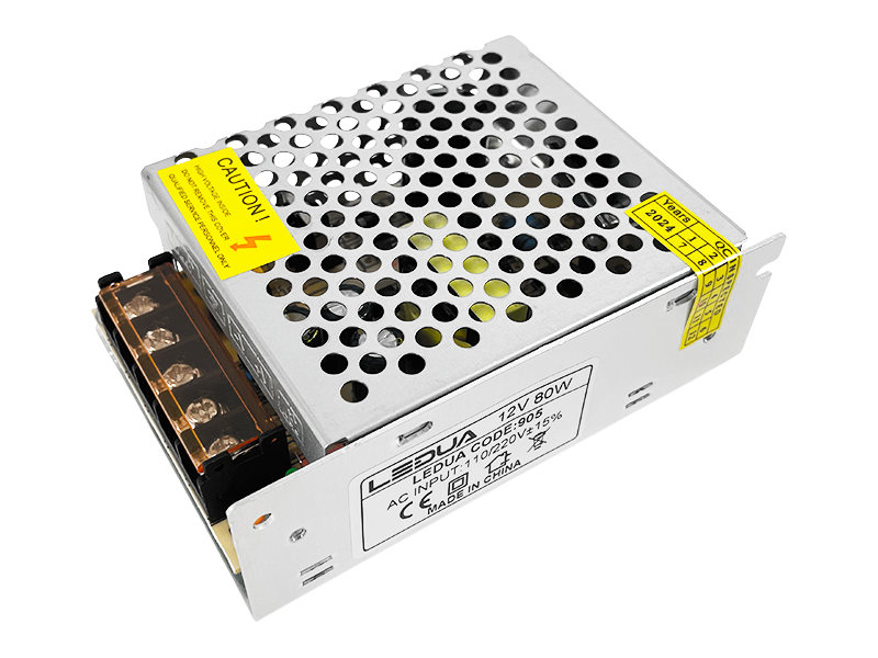 Блок питания 12 В 80 Вт IP20 (905)