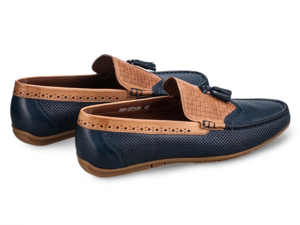 Мокасины Carlo Delari 7182052 р. 41 Синий (18145) - фото 3 Мокасины Carlo Delari 7182052 р. 41 Синий (18145) - фото 3