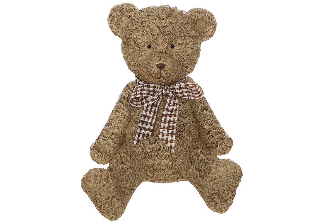 Статуэтка декоративная BonaDi Мишка 11,5х11,5х14 см Коричневый (K07-810)